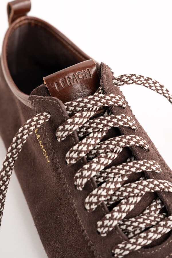 Zapato Gamuza Chocolate