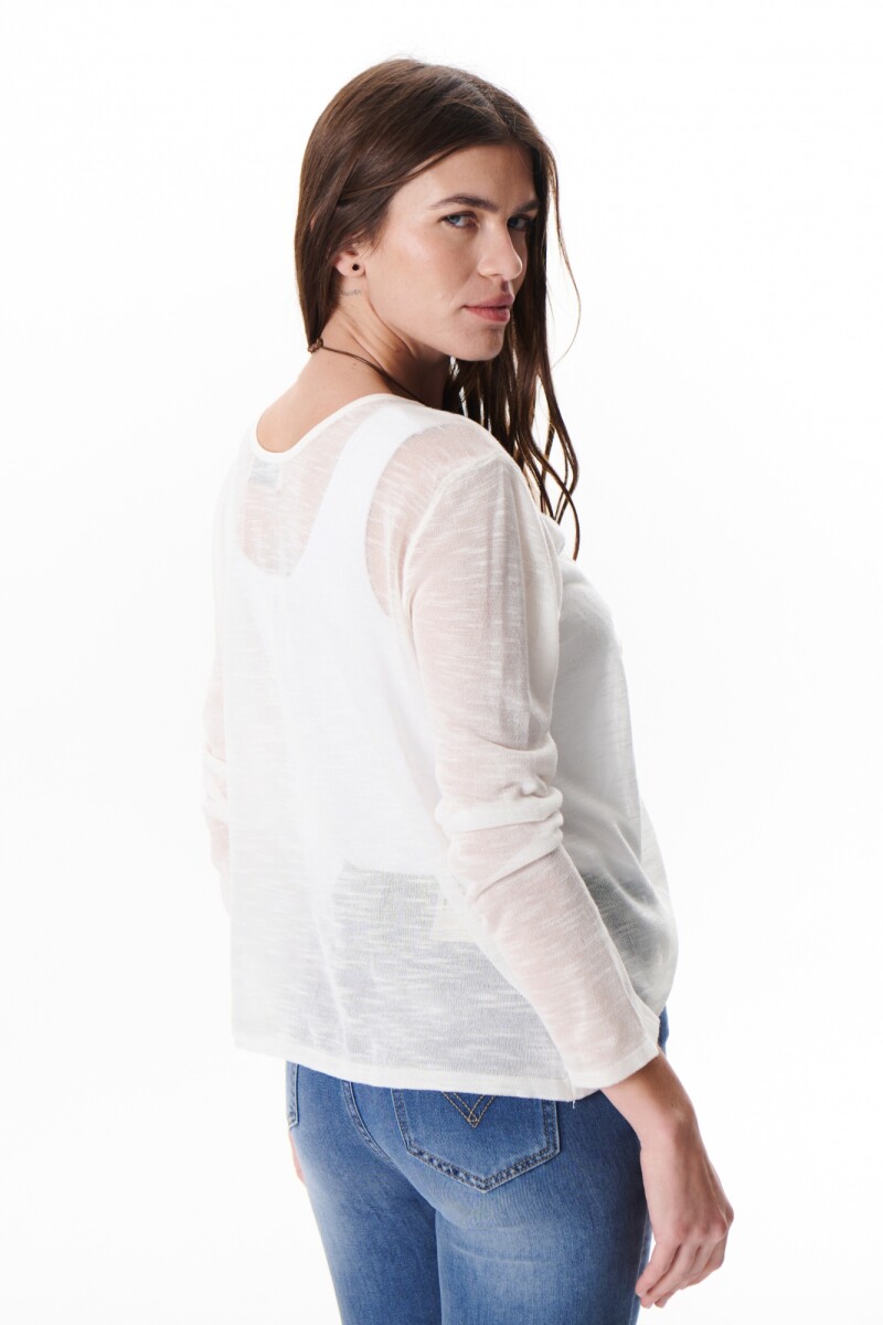 SWEATER LINO NATURAL