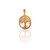 Dije Árbol de la vida-Oro bajo-Piedra Nácar-CP8565 Conpiedra