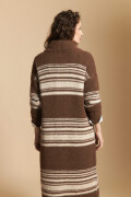 CARDIGAN FERONIA Marrón Corteza