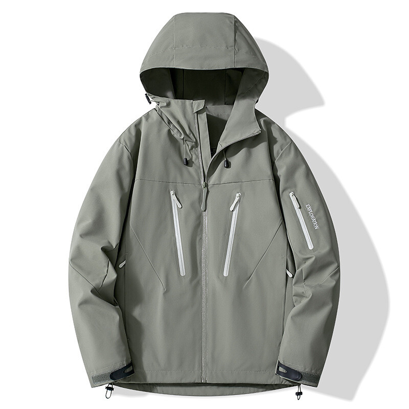 Campera Tácticas Impermeables Resistente Poliéster Unisex Verde