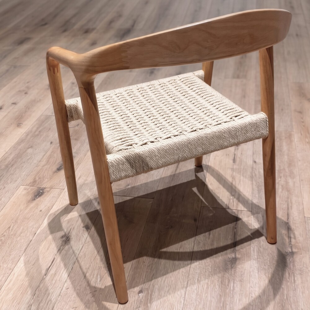 Silla de Comedor Madera natural Beige Bali - Origen Silla de Comedor Madera natural Beige Bali - Origen