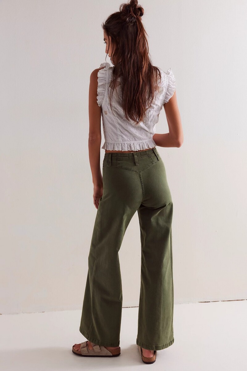 PANTALÓN LIBRE Verde