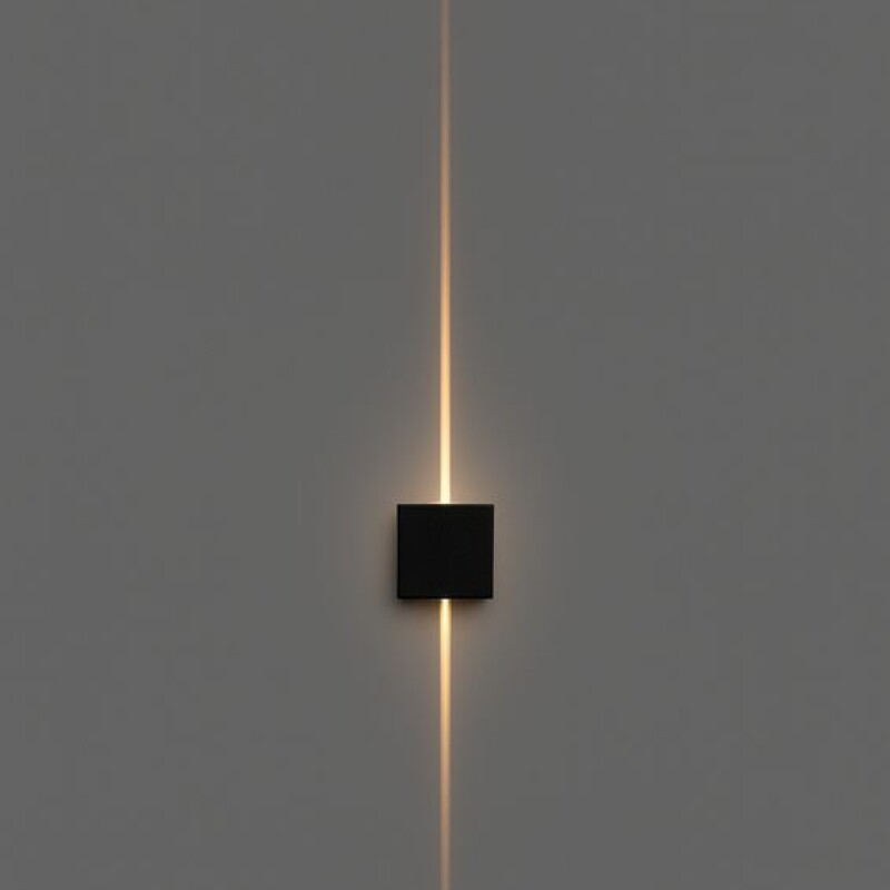 APLIQUE BIDIRECCIONAL WALL PLUS CERRADO-CERRADO 2º/2º NEGRO 3000K 10W IP65 APLIQUE BIDIRECCIONAL WALL PLUS CERRADO-CERRADO 2º/2º NEGRO 3000K 10W IP65