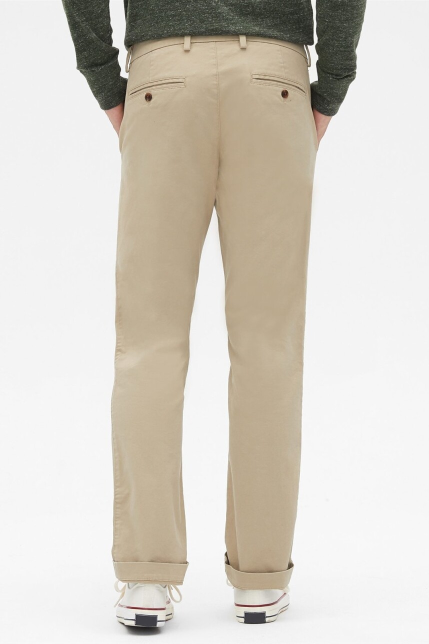Pantalón Khaki Straight Hombre Iconic Khaki