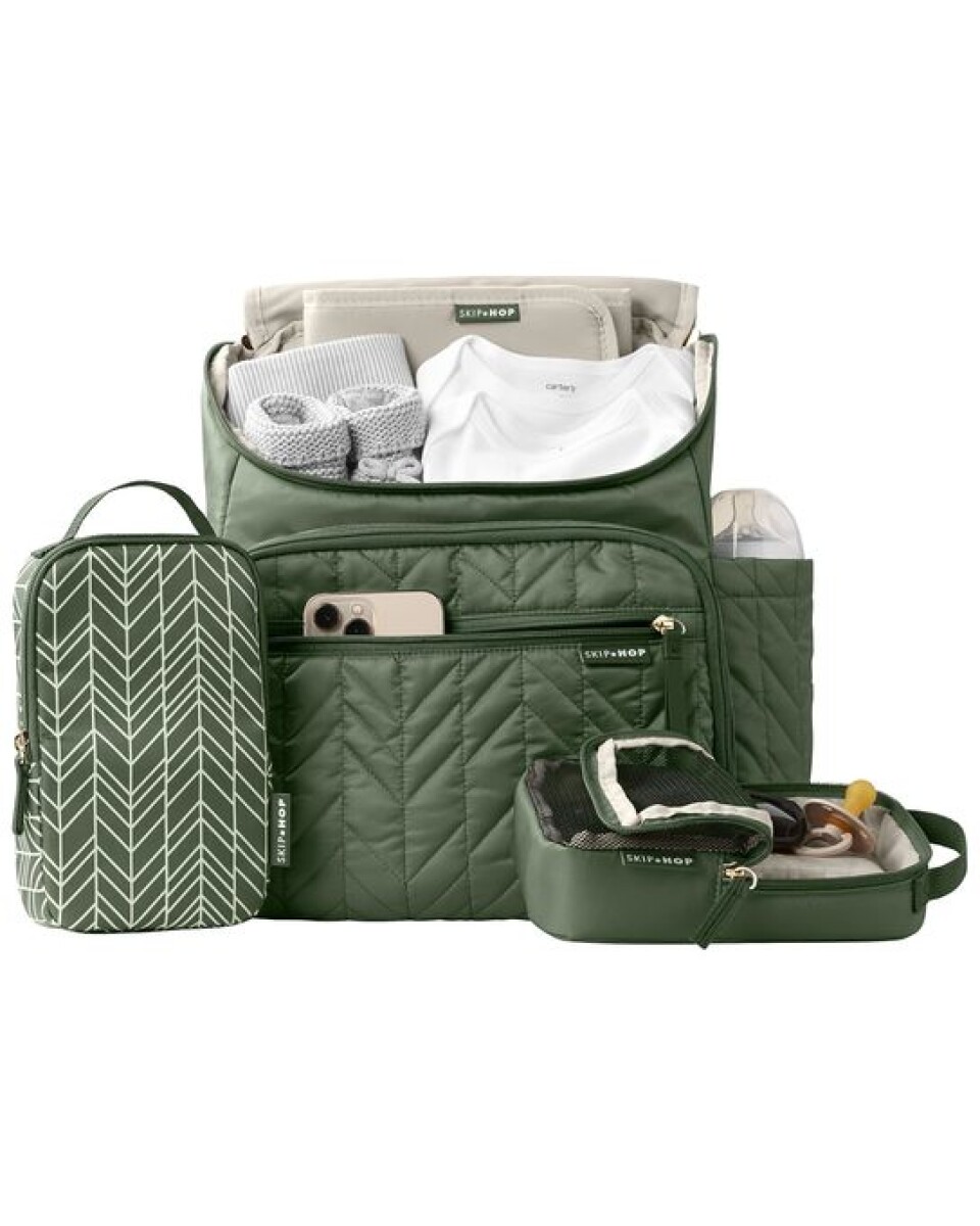 Mochila maternal Forma SKIP HOP - verde 