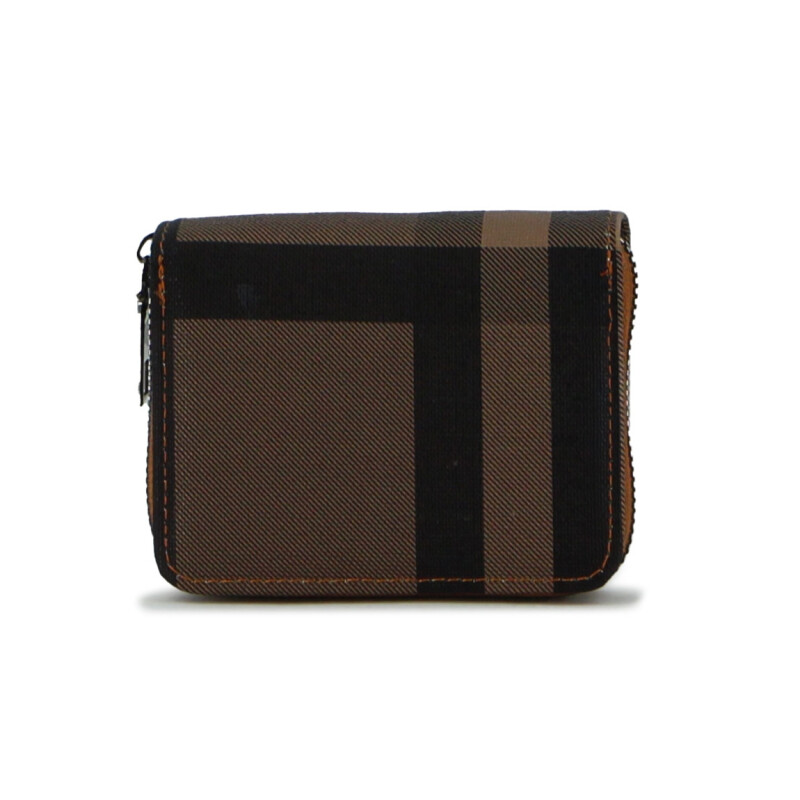 Tarjetero Darkness Con Cierre Marron