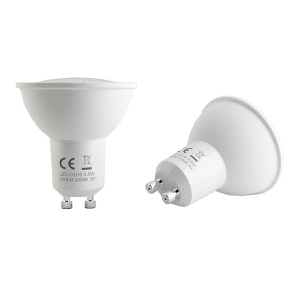 Lámpara LED dicroica GU-10 6W 400Lm luz neutra - IX1002X 