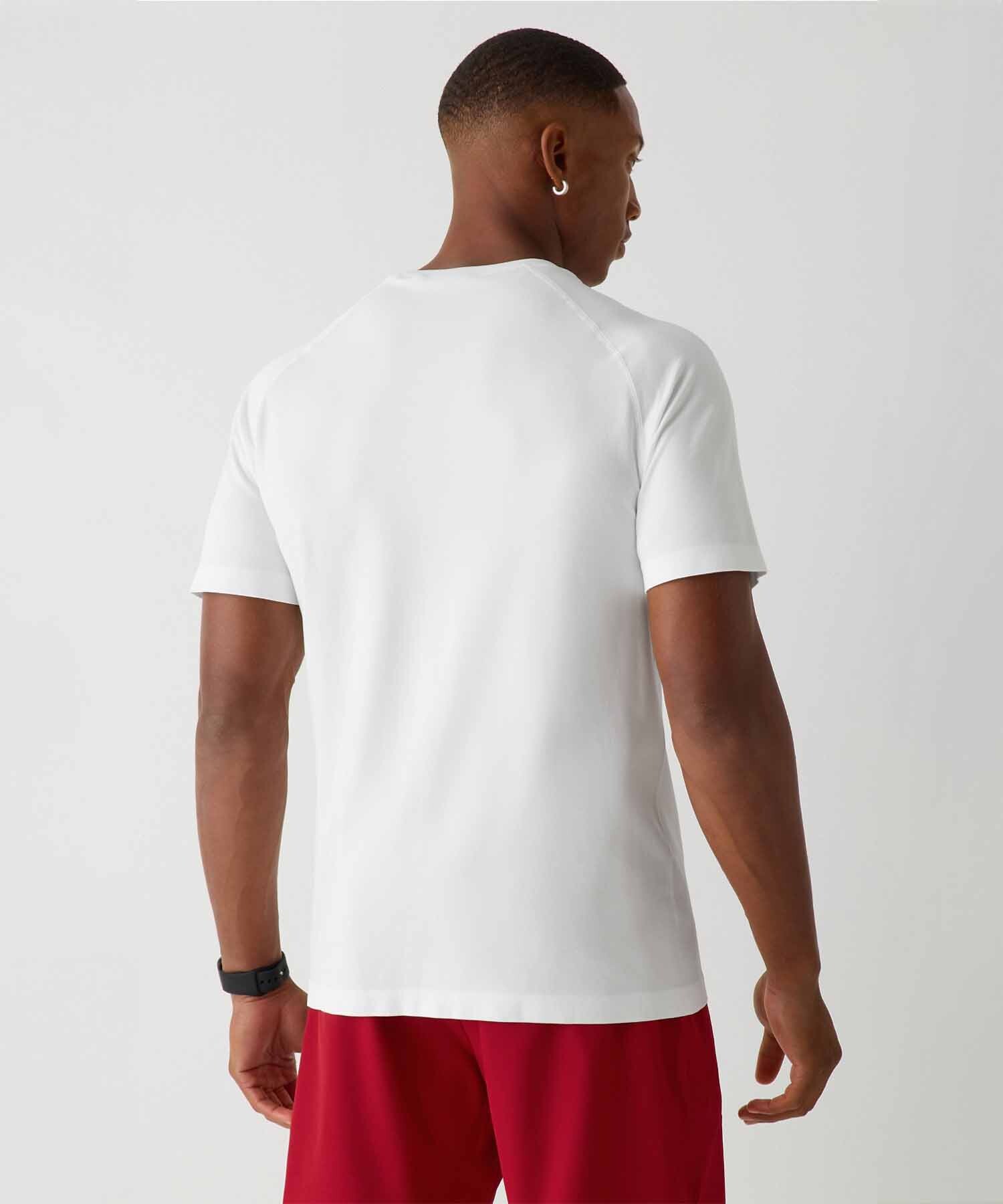 Polo Manga Corta Fit The Training Day Tee Hombre Classic White