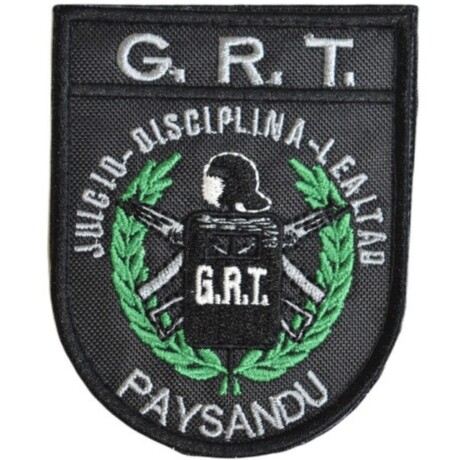 Parche bordado GRT Departamentos Paysandú