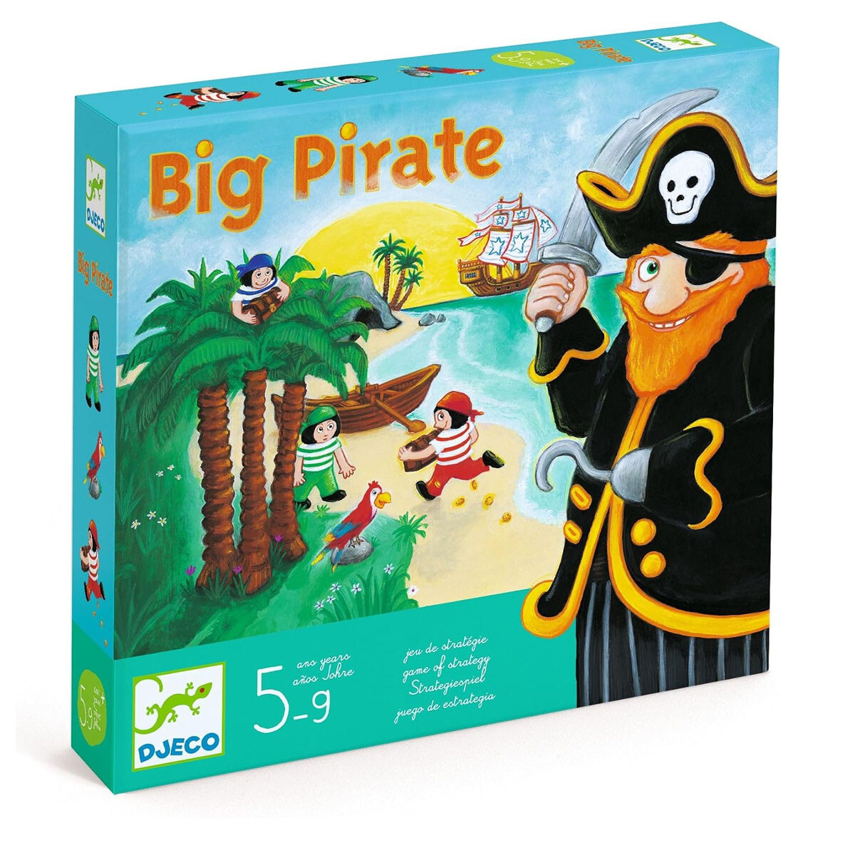 Big Pirate juego de mesa Djeco 