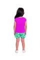 Conjunto para niñas (blusa y shorts) ROSA