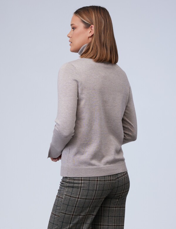 Polera Basica BEIGE OSCURO