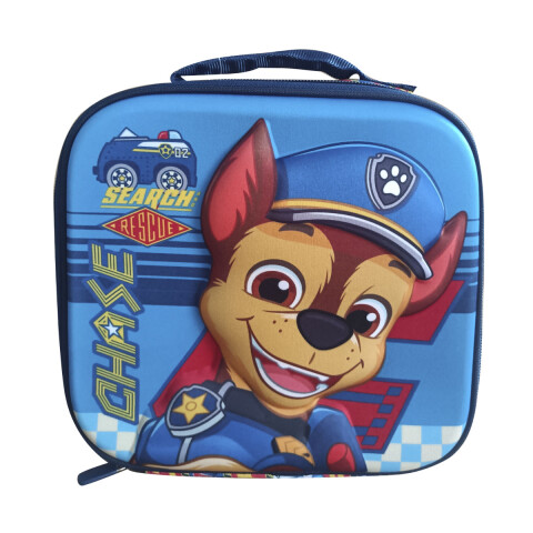 Lunchera 3D Térmica Escolar Paw Patrol 22 x 22 cm Oficial AZUL