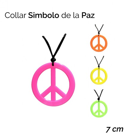 Collar Simbolo De La Paz Unica