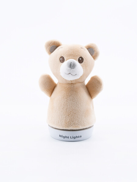 OSITO DORMILON CON LUZ BEIGE