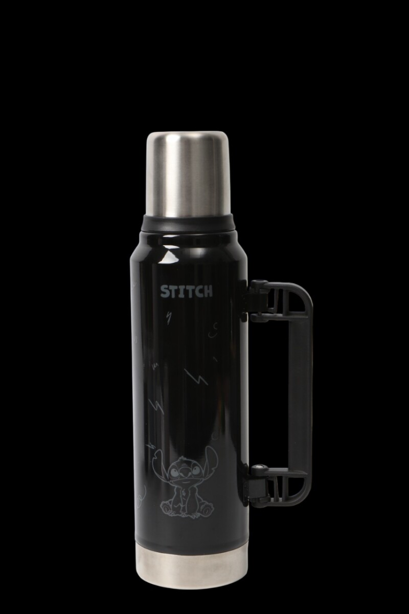 Termo DLS7216 Stich 1.4L Acero Inoxidable Universo Binario - NEGRO 