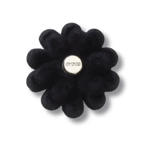 Jibbitz Black Velvet Flower 3 Multicolor