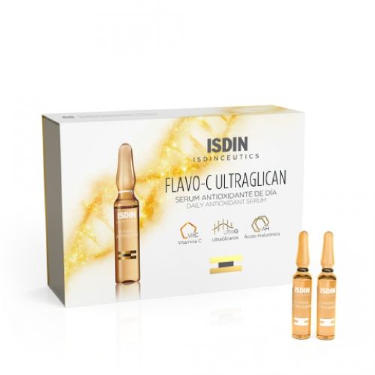 ISDIN Isdinceutics Flavo-C Ultraglican - 30 Ampollas x 2 ml 