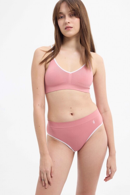 Bikini PIMENTON Contratono Rosa/Blanco
