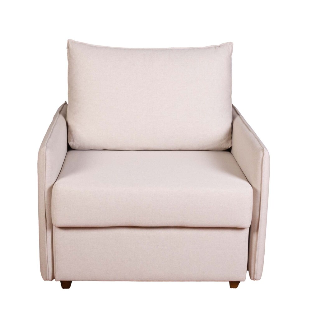 SOFÁ CAMA 1 CUERPO TELA NATURAL-BEIGE LUCCA BEIGE