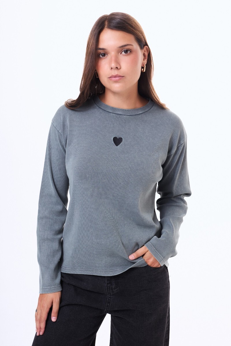 Remera Camelia - Gris oscuro 