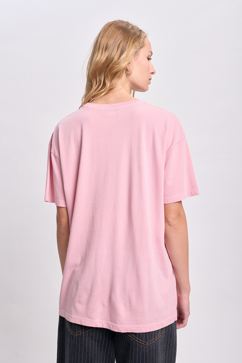 Remera oversize estampa Minnie Rosa