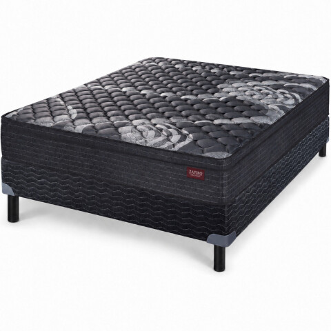 Sommier RODIO Zafiro® - 2 Plazas - Resortes - 140x190x26 cm - Hasta 130 Kg - GARANTIA 5 AÑOS Sommier RODIO Zafiro® - 2 Plazas - Resortes - 140x190x26 cm - Hasta 130 Kg - GARANTIA 5 AÑOS