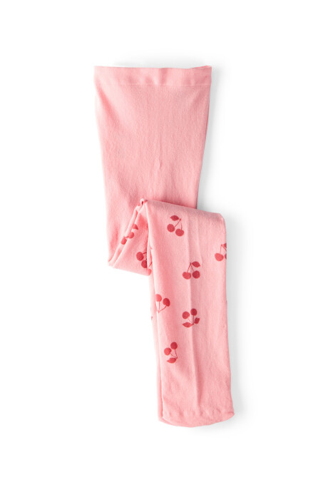 Medias cancán de nylon, diseño cerezas Sin color