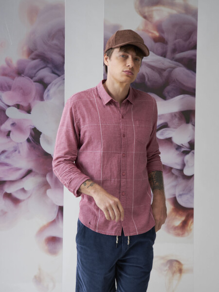 SHIRT SAVANNAH 4.0 CUADROS CARMESI