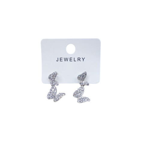 Caravana hipoalergénica brillante mariposas Caravana Hipoalergénica Brillante Mariposas