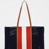 Bolso Bungalow en canvas Azul