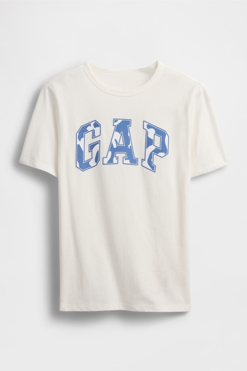 Remera Logo Gap Niño New Off White
