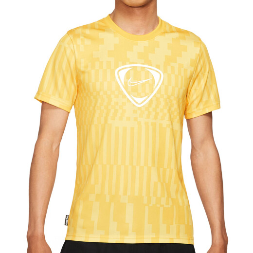 Remera Nike Futbol Hombre Top Ss Fp Jb Saturn Gold/Pollen S/C