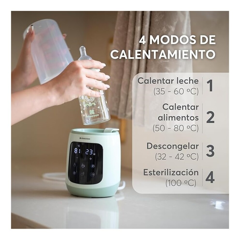 Calienta biberon 4 en 1 Kikkaboo caldo Calienta biberon 4 en 1 Kikkaboo caldo