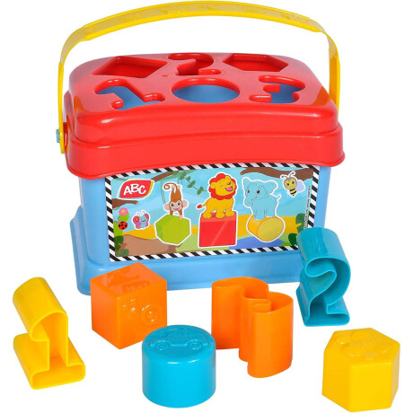 Juego Infantil 3 En 1 Encastre Apilable ABC Números - El Rey Multicolor