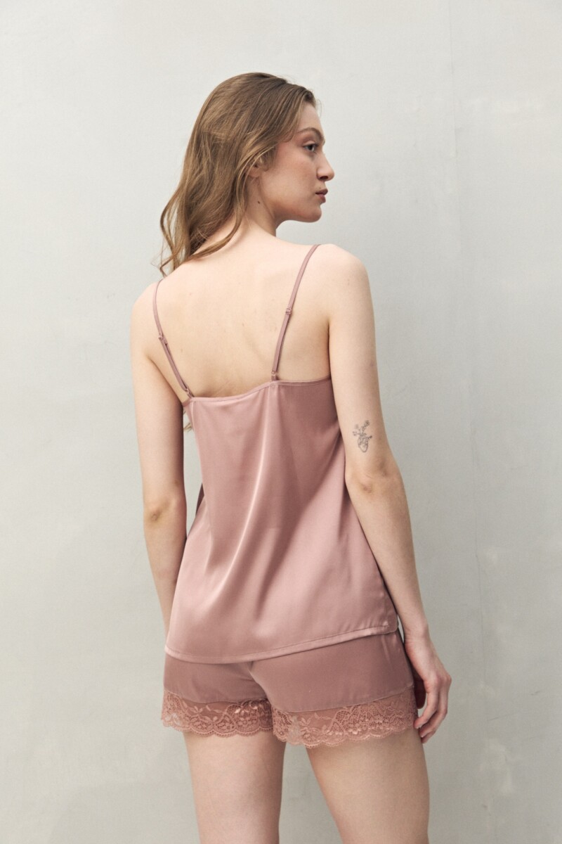 TOP TERESA Rosa Tostado