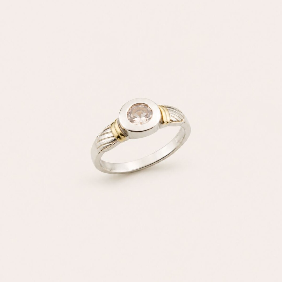 Anillo Solange - Plata y Oro 