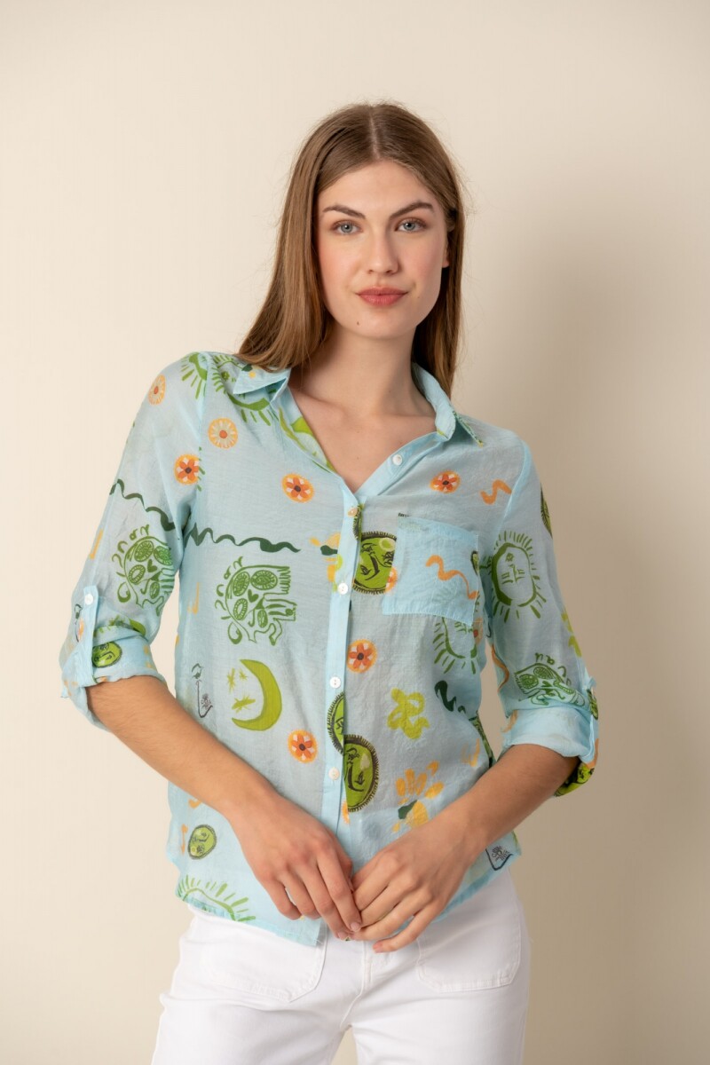 Camisa estampada - San Bou 