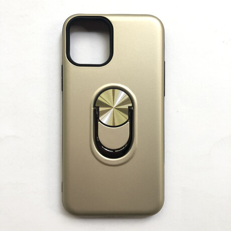 Protector con anillo para Iphone 11 dorado V01