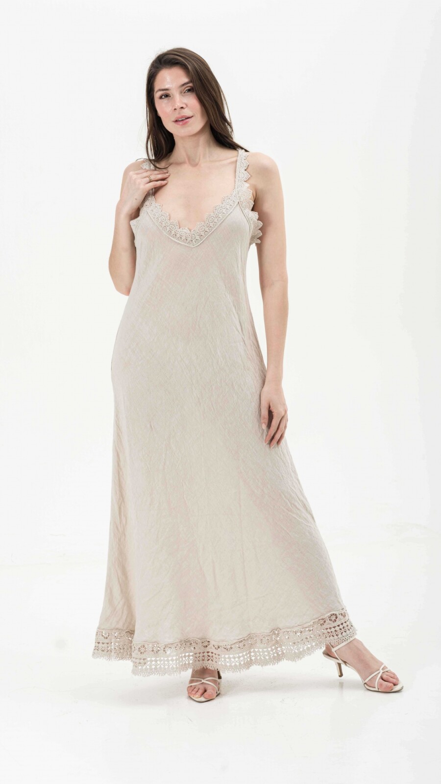 VESTIDO MALI BEIGE