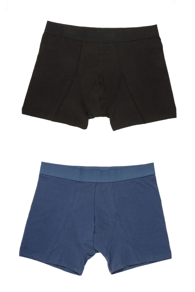 Pack x2 Boxer Liso - NE/AZ 