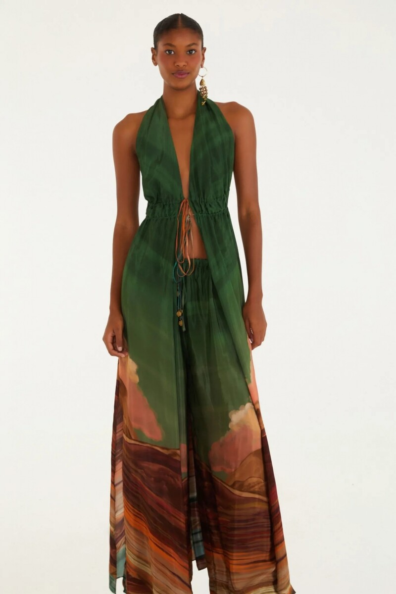 PANTALÓN ANCHO DUNAS Verde