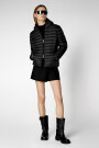 HOODED JACKET DAISY Negro