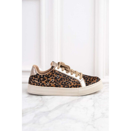 Zapatilla Animal Print Marron
