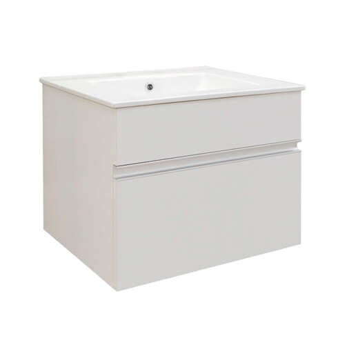MUEBLE DE COLGAR CON CAJON Y BACHA - 81X46X16.5 BLANCO