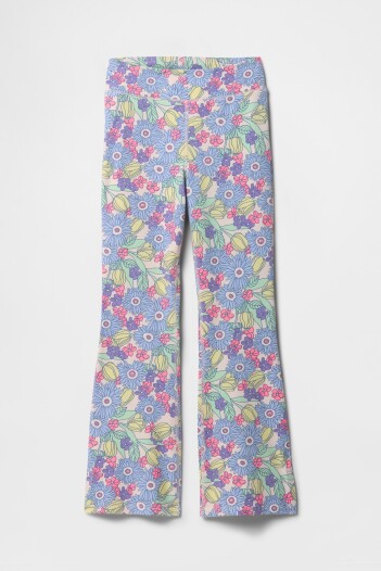 Calza Flare Niña Floral Print