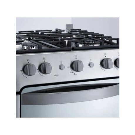 COCINA INDURAMA MILÁN A GAS INOX 4 HORNALLAS CON GRILL GAS COCINA INDURAMA MILÁN A GAS INOX 4 HORNALLAS CON GRILL GAS