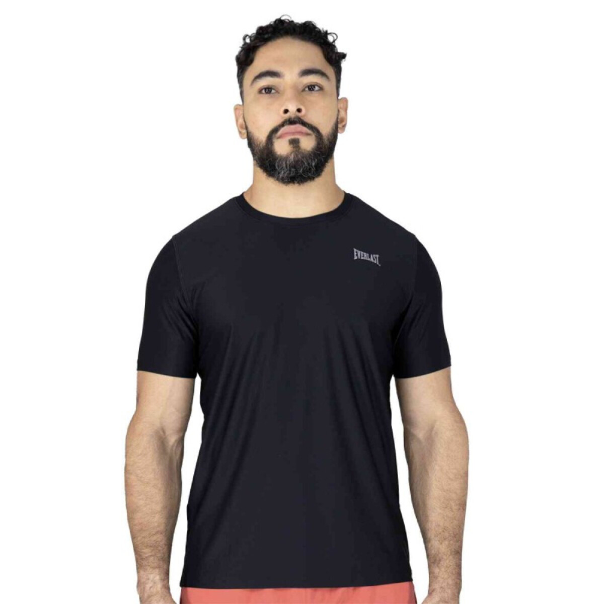 TSHIRT MEN POLY/ELAST EVERLAST MATCH GN M6 - BLACK 