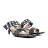 Sandalia Vizzano Taco Fino Bajo de Mujer - 6518.103-13488 Negro